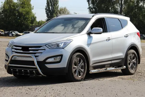 Передня дуга WT003 (нерж.) для Hyundai Santa Fe 3 2012-2018 рр — Hyundai Santa Fe 3 2012-2018 гг. DianaParts
