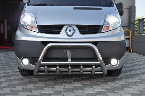 Кенгурятник WT003 (нерж.) для Nissan Primastar 2002-2014 рр — Nissan Primastar 2002-2014 гг. DianaParts