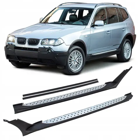 Бокові пороги Cixtai (2 шт., Алюміній) для BMW X3 E83 2003-2010 рр — BMW X3 E83 2003-2010 гг. DianaParts