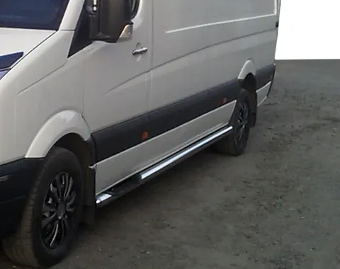 Бічні труби (2 шт., Нерж.) Коротка база для Nissan Interstar 2002-2010 рр — Nissan Interstar 2002-2010 гг. DianaParts