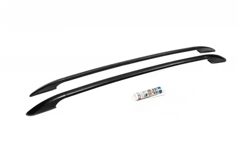Рейлінги OmsaLine Solid (2 шт, чорні) для Fiat 500/500L 2013-2022 рр — Fiat 500/500L 2013-2022 гг. DianaParts