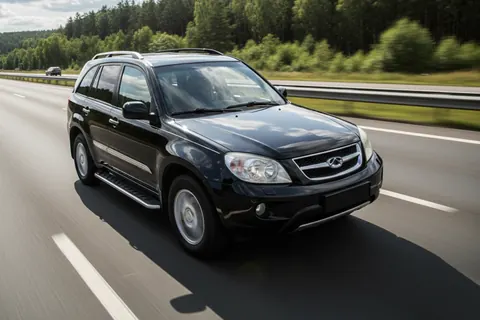 Бокові пороги Maydos V1 (2 шт., Алюміній -2026 нерж) для Chery Tiggo 1 2005-2016 рр — Chery Tiggo 1 2005-2016 гг. DianaParts