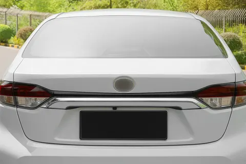 Хром планка над номером (нерж) для Toyota Corolla 2019- рр — Toyota Corolla 2019- гг. DianaParts