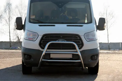 Кенгурятник WT022 (нерж.) для Ford Transit 2014- рр — Ford Transit 2014- гг. DianaParts