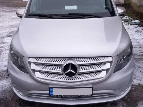 Накладки на решітку 2014-2020 (5 шт, нерж) OmsaLine - Італійська нержавійка для Mercedes Vito/V-class W447 2014- рр — Mercedes Vito/V-class W447 2014- гг. DianaParts