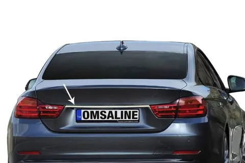 Планка над номером (нерж.) для BMW 4 серія F32/F33/F36 2012-2020 рр — BMW 4 серия F32/F33/F36 2012-2020 гг. DianaParts