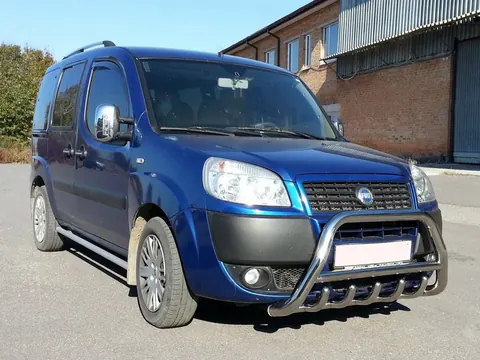 Кенгурятник WT003 (нерж.) 60 мм для Fiat Doblo I 2005-2010 рр — Fiat Doblo I 2005-2010 гг. DianaParts