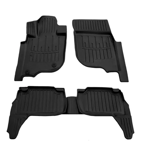 Килимки Stingray 3D (5 шт, поліуретан) для Mitsubishi L200 2015-2024 рр — Mitsubishi L200 2015-2024 гг. DianaParts
