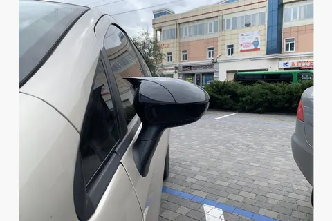 Накладки на дзеркала BMW-Style (2 шт) для Fiat Punto Grande/EVO 2006-2018 рр — Fiat Punto Grande/EVO 2006-2018 гг. DianaParts