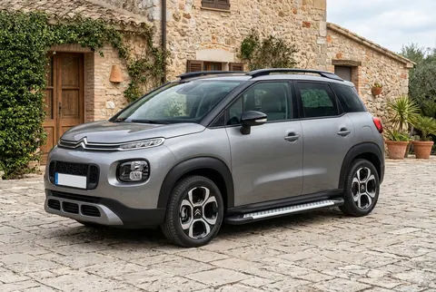 Бокові пороги Allmond Grey (2 шт., Алюміній) для Citroen C-3 Aircross 2017-2024 рр — Citroen C-3 Aircross 2017-2024 гг. DianaParts
