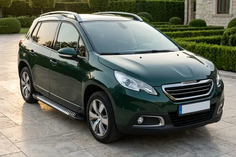 Бокові пороги Line (2 шт., алюміній) для Peugeot 2008 2013-2019 рр — Peugeot 2008 2013-2019 гг. DianaParts