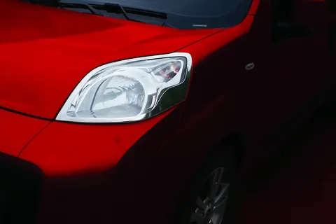 Накладки на фари (2 шт., нерж) Carmos - Турецька сталь для Peugeot Bipper 2008-2017 рр — Peugeot Bipper 2008-2017 гг. DianaParts