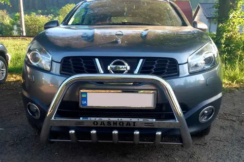 Кенгурятник WT004 (нерж) для Nissan Qashqai 2010-2014 рр — Nissan Qashqai 2010-2014 гг. DianaParts