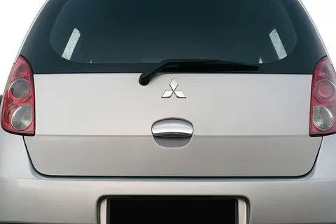 Накладка на задню ручку (нерж) для Mitsubishi Colt 2004-2012 рр — Mitsubishi Colt 2004-2012 гг. DianaParts