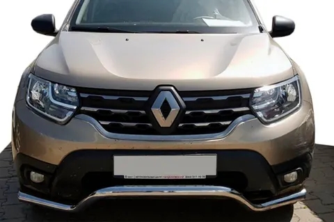 Передній захист WT008 (нерж.) для Renault Duster 2018-2024 рр — Renault Duster 2018-2024 гг. DianaParts