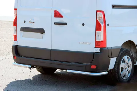 Задні куточки AK003 (2 шт., нерж) для Nissan NV400 2010-2024 рр — Nissan NV400 2010-2024 гг. DianaParts