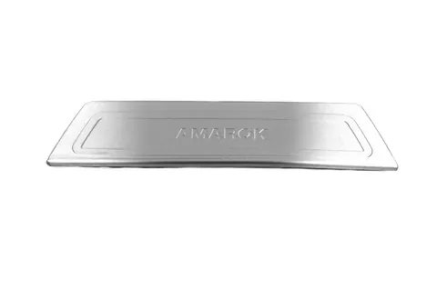 Накладка на задній бампер OmsaLine (глянець, нерж) для Volkswagen Amarok 2010-2022 рр — Volkswagen Amarok 2010-2022 гг. DianaParts