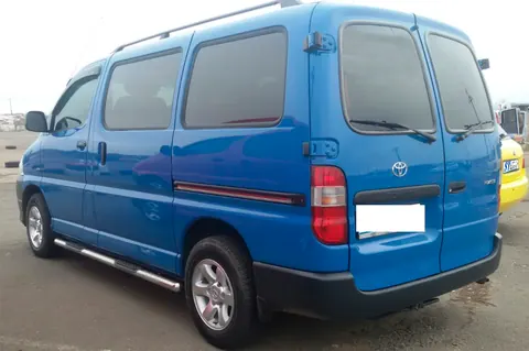 Бічні труби (2 шт., нерж) для Toyota HiAce — Toyota HiAce DianaParts