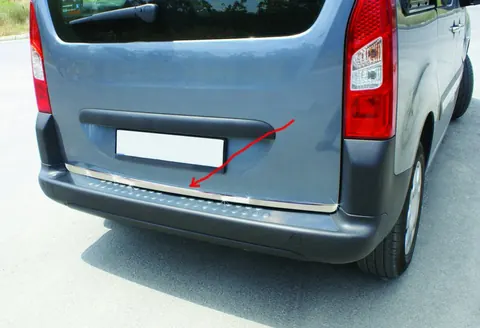 Кромка багажника (нерж.) для Citroen Berlingo 2008-2018 рр — Citroen Berlingo 2008-2018 гг. DianaParts