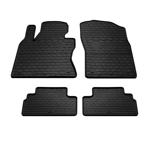 Гумові килимки (для Q50, 4 шт, Stingray Premium) для Infiniti Q50/Q60 2013-2024 рр — Infiniti Q50/Q60 2013-2024 гг. DianaParts