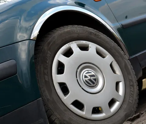 Накладки на арки (4 шт, нерж) SW, 1996-2000 для Volkswagen Passat B5 рр — Volkswagen Passat B5 1997-2005 гг. DianaParts