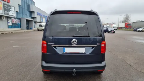 Накладка над номером (1 дверний, нерж.) для Volkswagen Caddy 2015-2020 рр — Volkswagen Caddy 2015-2020 гг. DianaParts