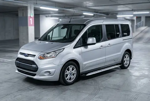 Бокові пороги Shining V1 (2 шт., Алюміній) для Ford Connect 2014-2021 рр — Ford Connect 2014-2021 гг. DianaParts