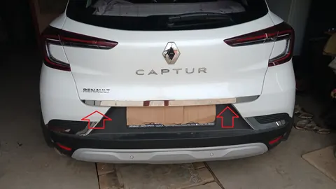 Кромка багажника (нерж.) для Renault Captur 2019- рр — Renault Captur 2019- гг. DianaParts