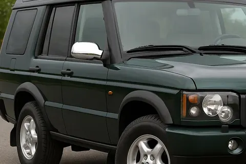 Накладки на дзеркала (2 шт, нерж.) OmsaLine - Італійська нержавійка для Land Rover Discovery II 1998-2004 рр — Land Rover Discovery II 1998-2004 гг. DianaParts