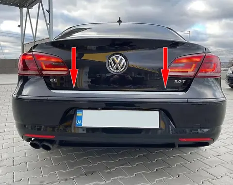 Кромка багажника (нерж.) для Volkswagen Passat СС 2008-2017 рр — Volkswagen Passat СС 2008-2017 гг. DianaParts