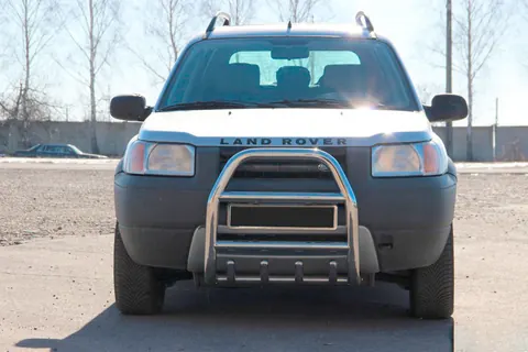 Кенгурятник QT007 (нерж.) для Land Rover Freelander I 1997-2006 рр — Land Rover Freelander I 1997-2006 гг. DianaParts