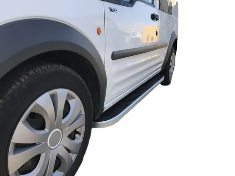 Бокові пороги Tayga (2 шт., Алюміній) Стандартна база для Ford Connect 2010-2013 рр — Ford Connect 2010-2013 гг. DianaParts