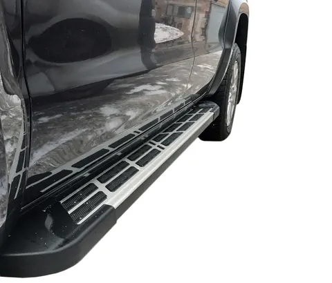 Бокові пороги Sunrise (2 шт., алюміній) для Volkswagen Amarok 2010-2022 рр — Volkswagen Amarok 2010-2022 гг. DianaParts