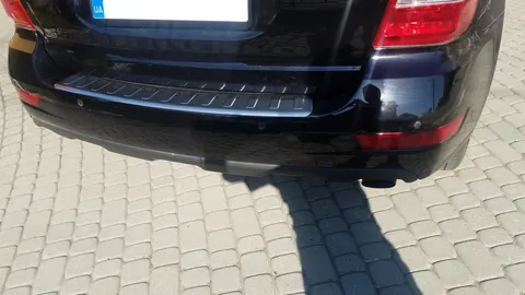 Накладки на задній бампер OmsaLine (нерж) Матова для Mercedes ML W164 2005-2011 рр — Mercedes ML W164 2005-2011 гг. DianaParts