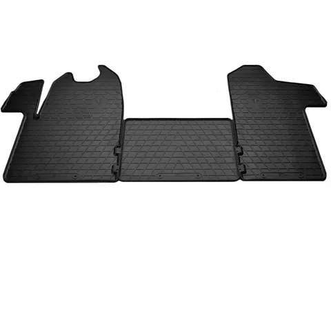 Гумові килимки (3 шт, Stingray Premium) для Nissan NV400 2010-2024 рр — Nissan NV400 2010-2024 гг. DianaParts