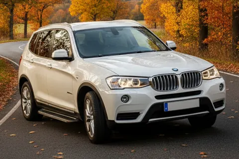 Бокові пороги Bosphore Grey (2 шт., Алюміній) для BMW X3 F25 2011-2018 рр — BMW X3 F25 2011-2018 гг. DianaParts