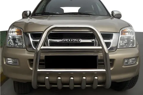 Передній захист QT007 (нерж.) для Isuzu D-Max 2011-2019 рр — Isuzu D-Max 2011-2019 гг. DianaParts