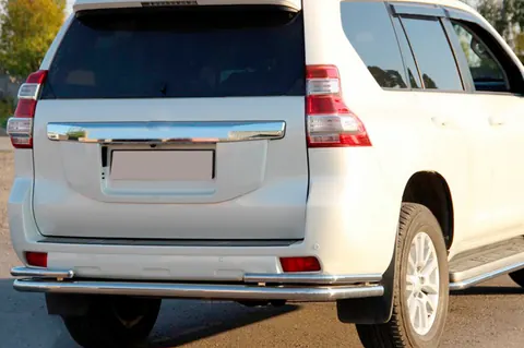 Задня дуга AK005-2 (нерж) для Toyota Land Cruiser Prado 150 2009-2023 рр — Toyota Land Cruiser Prado 150 2009-2023 гг. DianaParts