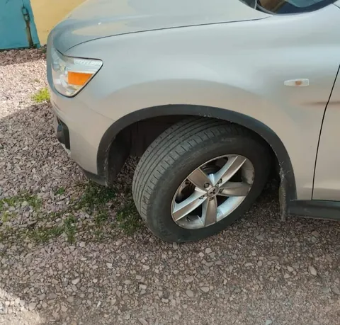 Накладки на арки 2012-2016 (4 шт, чорні, ABS-пластик) для Mitsubishi ASX рр — Mitsubishi ASX 2010-2023 гг. DianaParts