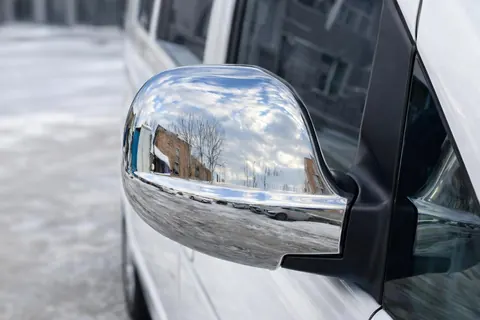 Накладки на дзеркала Vito 2004-2010 (2 шт) OmsaLine - Італійська нержавійка для Mercedes Vito W639 рр — Mercedes Vito W639 2004-2014 гг. DianaParts