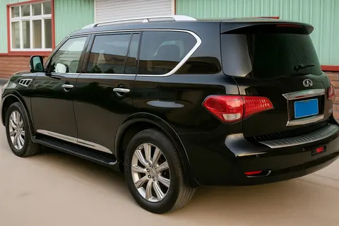 Молдинги дверні (4 шт, хром) для Nissan Patrol Y62 2010-2024 рр — Nissan Patrol Y62 2010-2024 гг. DianaParts