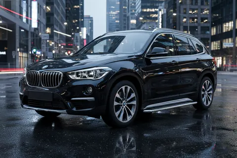 Бокові пороги Maydos V2 (2 шт., Алюміній) для BMW X1 F48 2015-2022 рр — BMW X1 F48 2015-2022 гг. DianaParts