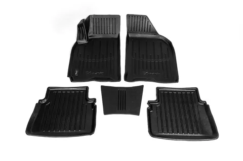 Килимки Stingray 3D (5 шт, поліуретан) для Chevrolet Lacetti 2003-2024 рр — Chevrolet Lacetti 2003-2024 гг. DianaParts
