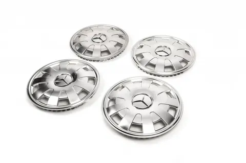 Ковпаки з нержавійки Пелюстки (1-катковий, 4 шт) для Mercedes Sprinter W906 2006-2018 рр — Mercedes Sprinter W906 2006–2018 гг. DianaParts