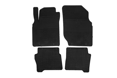 Гумові килимки (4 шт, Polytep) для Nissan Almera B10 Classic 2006-2012 рр — Nissan Almera B10 Classic 2006-2012 гг. DianaParts
