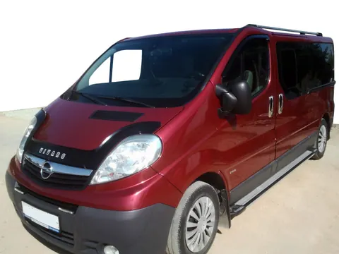 Бокові пороги Rainbow (2 шт., алюміній) Коротка база для Opel Vivaro 2001-2015 рр — Opel Vivaro 2001–2015 гг. DianaParts