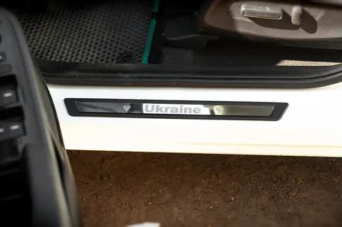Накладки на пороги Honda eNP1 (Ukraine, 4 шт., нерж) для Honda eNP1 2022- рр — Honda eNP1 2022- гг. DianaParts