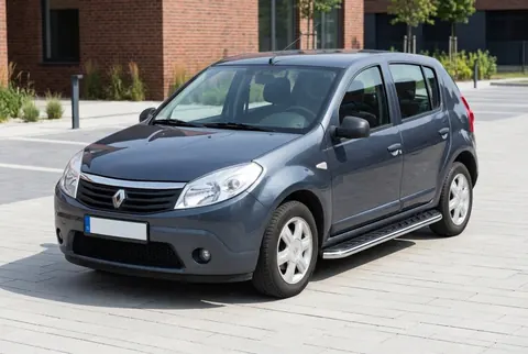 Бокові пороги Maydos V1 (2 шт., Алюміній -2026 нерж) для Renault Sandero 2007-2013 рр — Renault Sandero 2007-2013 гг. DianaParts