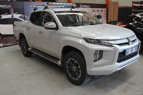 Перемички на гладку дах (2 шт, Asaf V4) для Mitsubishi L200 2015-2024 рр — Mitsubishi L200 2015-2024 гг. DianaParts