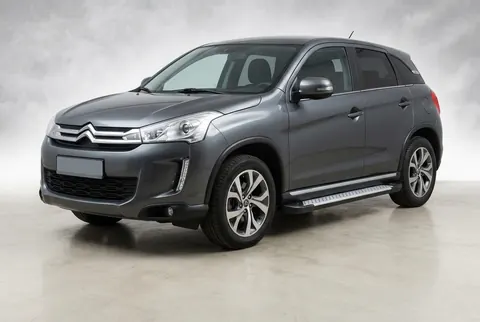 Бокові пороги X5-тип (2 шт., алюм.) для Citroen C-4 Aircross 2012-2017 рр — Citroen C-4 Aircross 2012-2017 гг. DianaParts